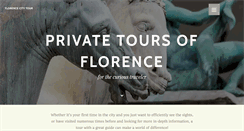 Desktop Screenshot of florencecitytour.com
