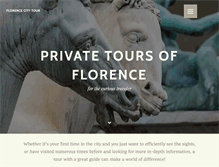 Tablet Screenshot of florencecitytour.com